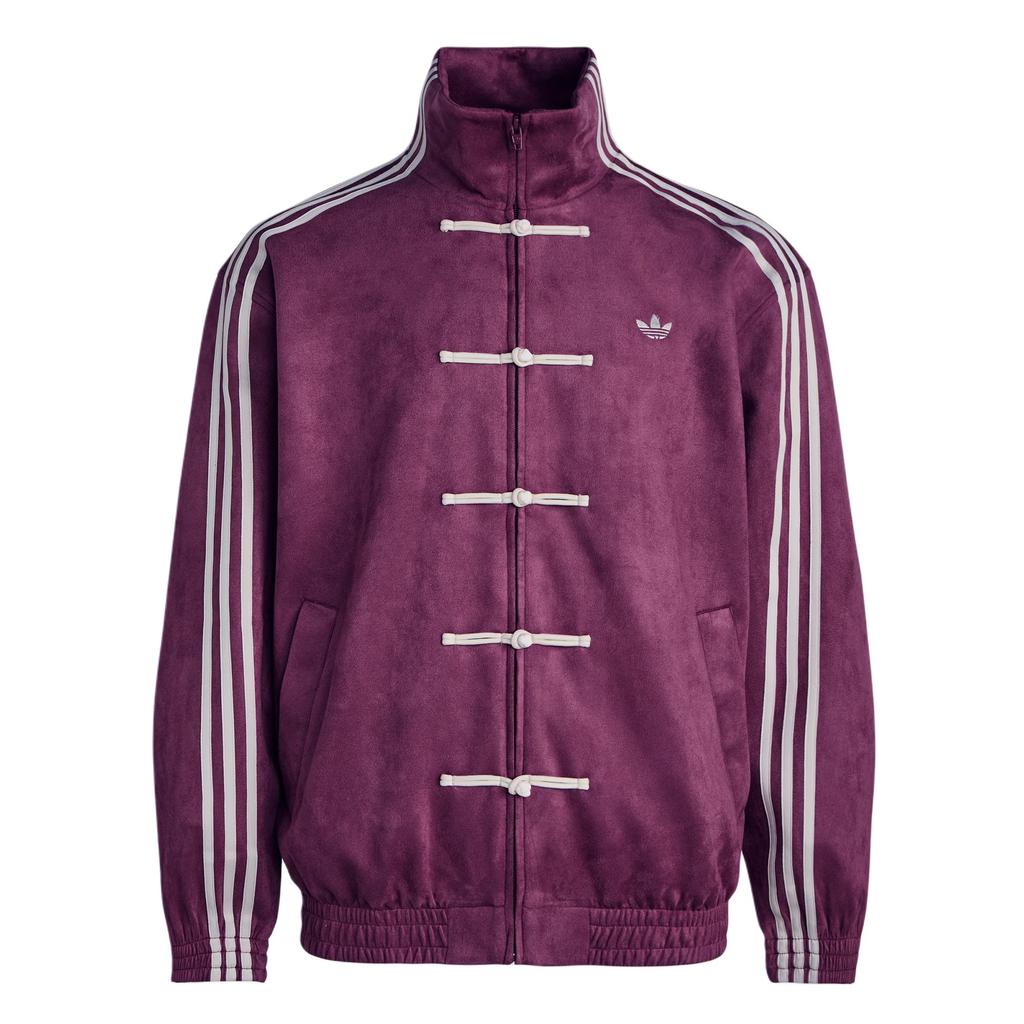 Adidas Originals Ctt Fw25 3.1 Měkký Nový Čínský Styl Volná Sportovní Bunda se Zipem a Proužky s Dlouhým Rukávem Unisex bundy KR0293
