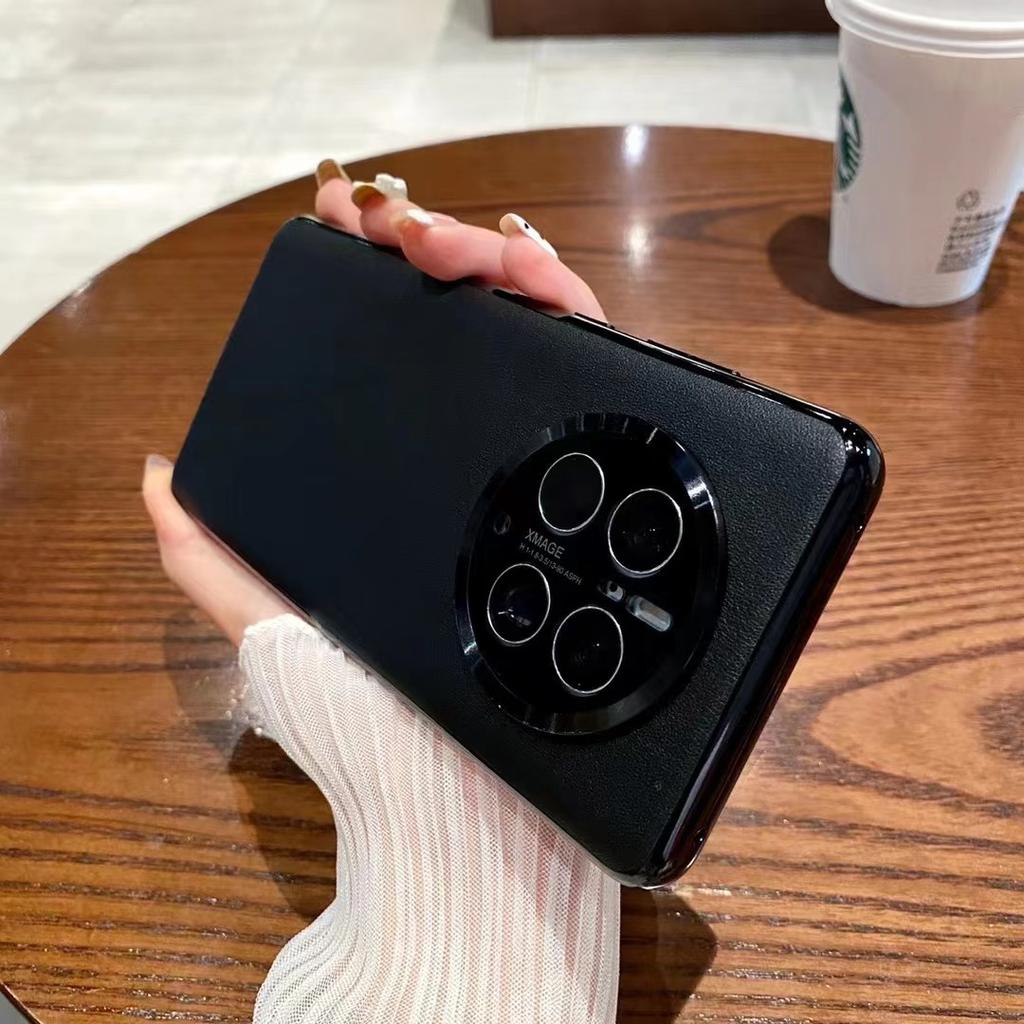 Etui na telefon Huawei Mate60pro z gładkiej skóry, MATE40PRO galwanizowane etui z pełnym zakryciem obiektywu