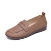Comfortable Slip-On Flat Shoes Women Soft Sole Non-Slip Casual Loafers Middle Aged Senior Ladies