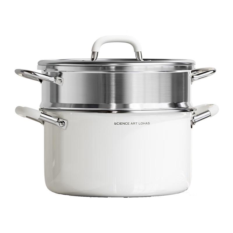 DUMIK 316 Stainless Steel Ceramic Soup Pot