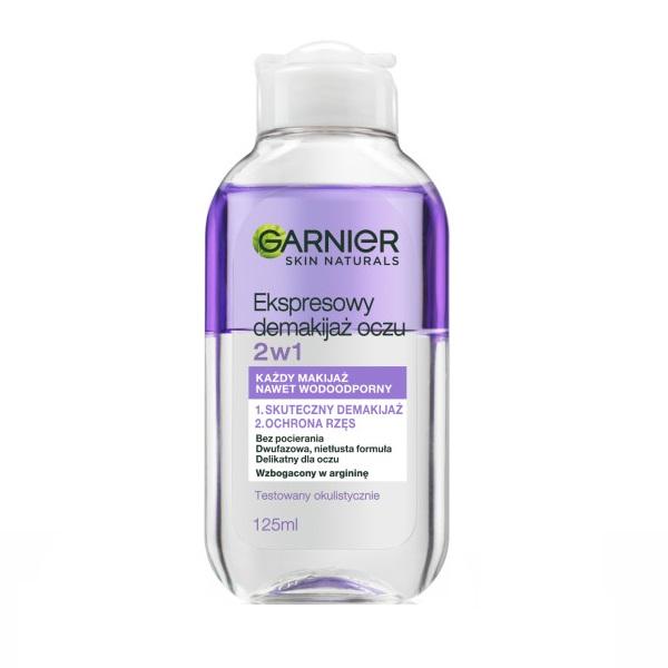 Garnier Dual-Action Eye Makeup Remover 125ml - Suitable for All Skin Types, Gentle & Effective Cleanser