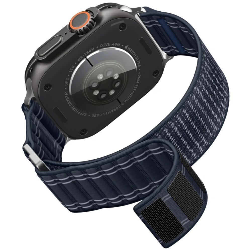 Pasek Spigen WBF0 do Apple Watch         8/9/10/11/SE/Ultra (44/45/46/49mm) granatowy