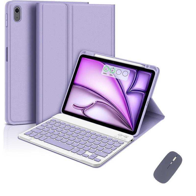 iPad A16 11-inch Protective Case with Wireless Backlit Bluetooth Keyboard & Pen Slot for 10.9 Gen