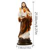Decorazione Tavolo Gesù da 8,2 Pollici Statua Cristiana in Resina Per Stanza della Preghiera Esposizione Cerimonia Soggiorno Chiesa Interno Camera da Letto Libreria