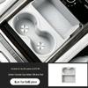 -Compatible with 26 AITO M9 Models: Central Control Cup Holder Tray & Protective Pad for Car Interior.