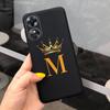For Oppo A17 Case CPH2477 Luxury Letters Cover Soft Silicone Phone Case For Oppo A17K A 17 OppoA17 Back Cover 6.56'' Fundas Capa