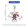 Copper Merry Christmas Festival Pendant Charms Beads Fit Bracelets Diy Gifts Jewelry Accessory