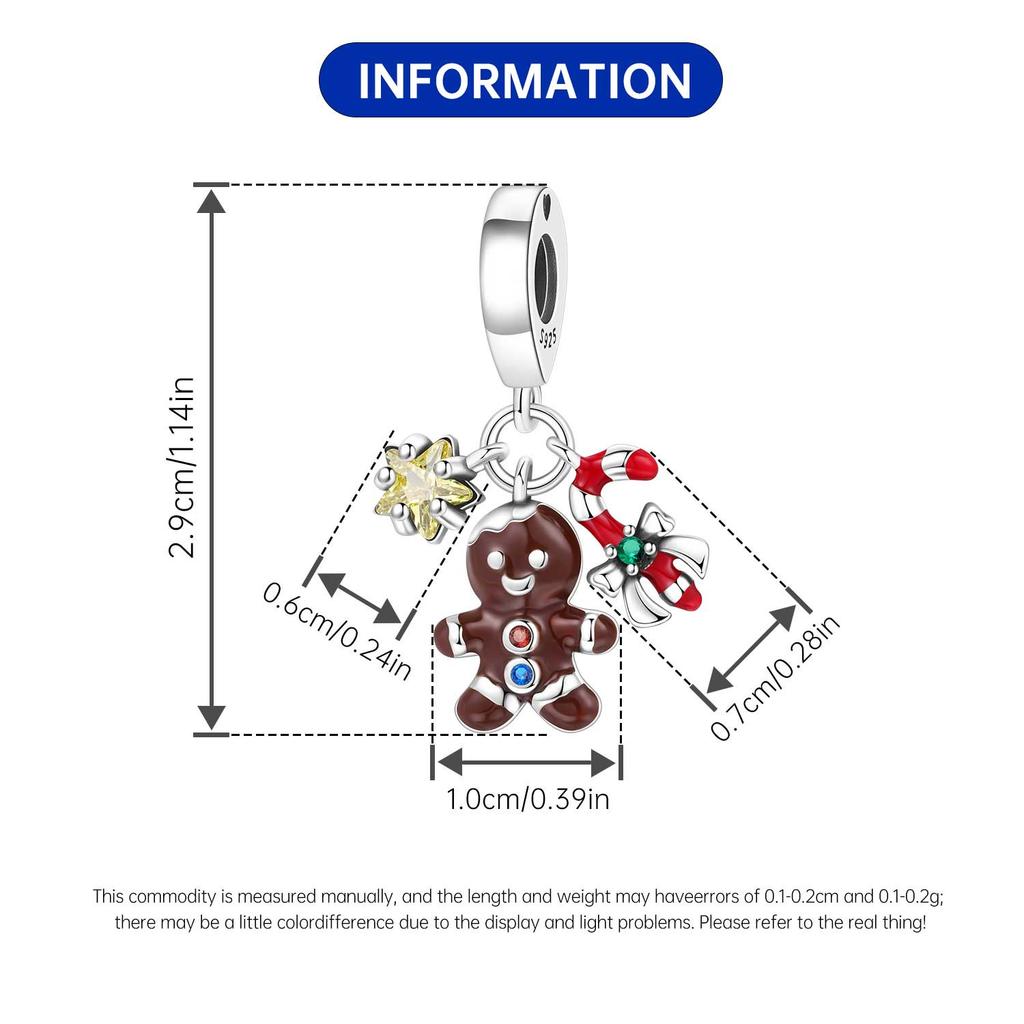 Copper Merry Christmas Festival Pendant Charms Beads Fit Bracelets Diy Gifts Jewelry Accessory