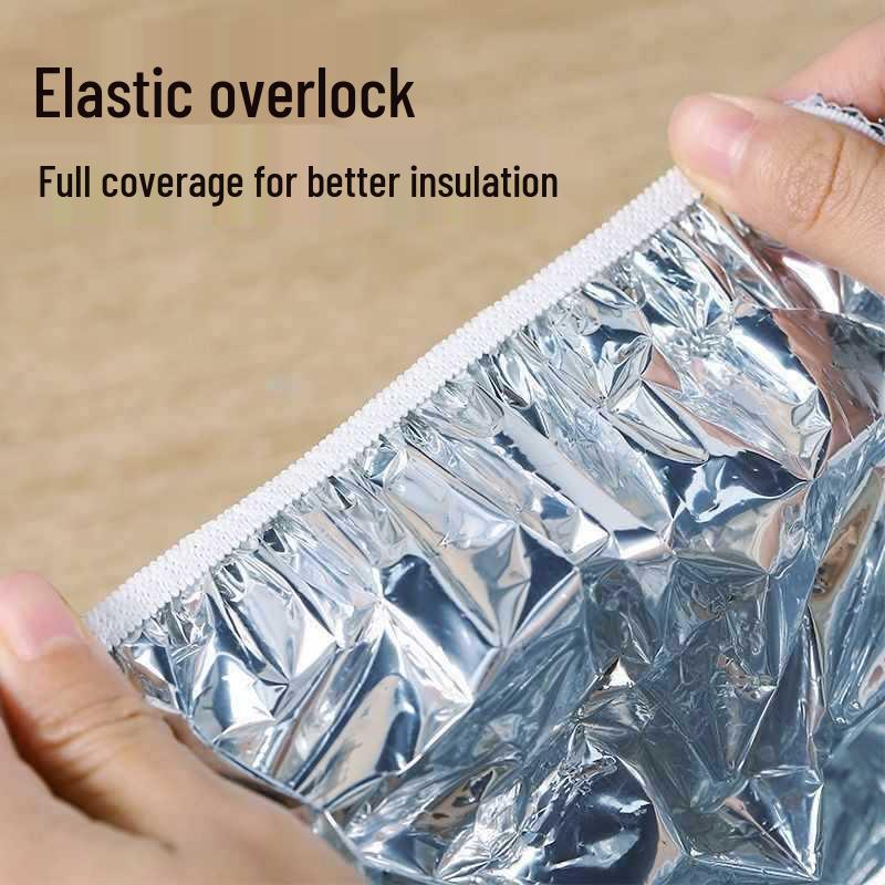 Aluminum Foil Insulation Dining Table Cover: Kitchen Food Fresh-Keeping and Heat Insulation Film.
