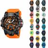 Men's Digital Watch Sports Electronic Watch With Luminous Display, Running Timer, Alarm Clock, Resistant Fitness Watch For Outdoor Activities