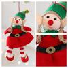 Weihnachtselfenpuppen-Ornament aus Stoffmaterial für Feiertagsbaumdekorationen