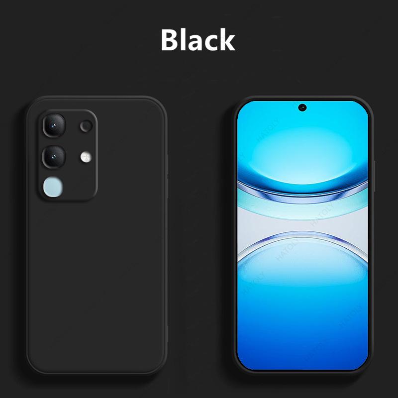 Flüssigsilikon-Handyhülle für vivo Y300t, weiche Schutzhülle, Rückseite, Hülle für iQOO Z10x, Hülle für vivo Y29 4G T4x