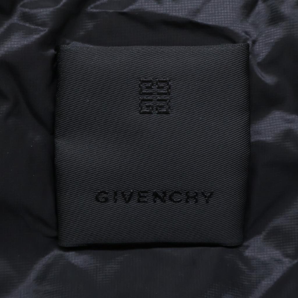 Givenchy BM00RE13Q2 Black Embossed Logo Puffy Jacket Jacket 46 blackUsed