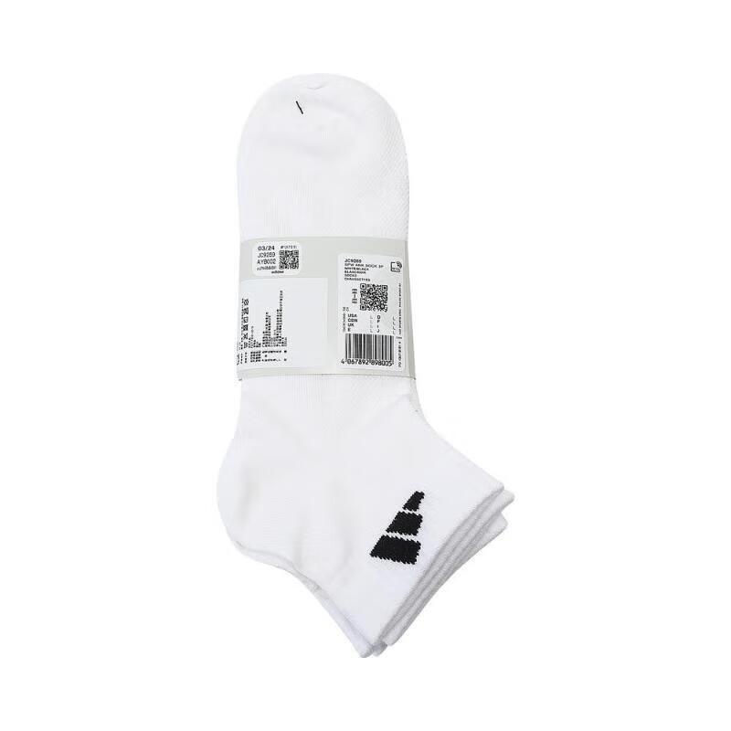 adidas Unisex Training Ankle Socks 3-Pair Pack
