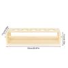 Wooden Tabletop Paper Roll Dispenser with Paper Roll&Pencil Cups Craft Paper Roll Holder Paper Roll Easel for Kids Desktop Easel