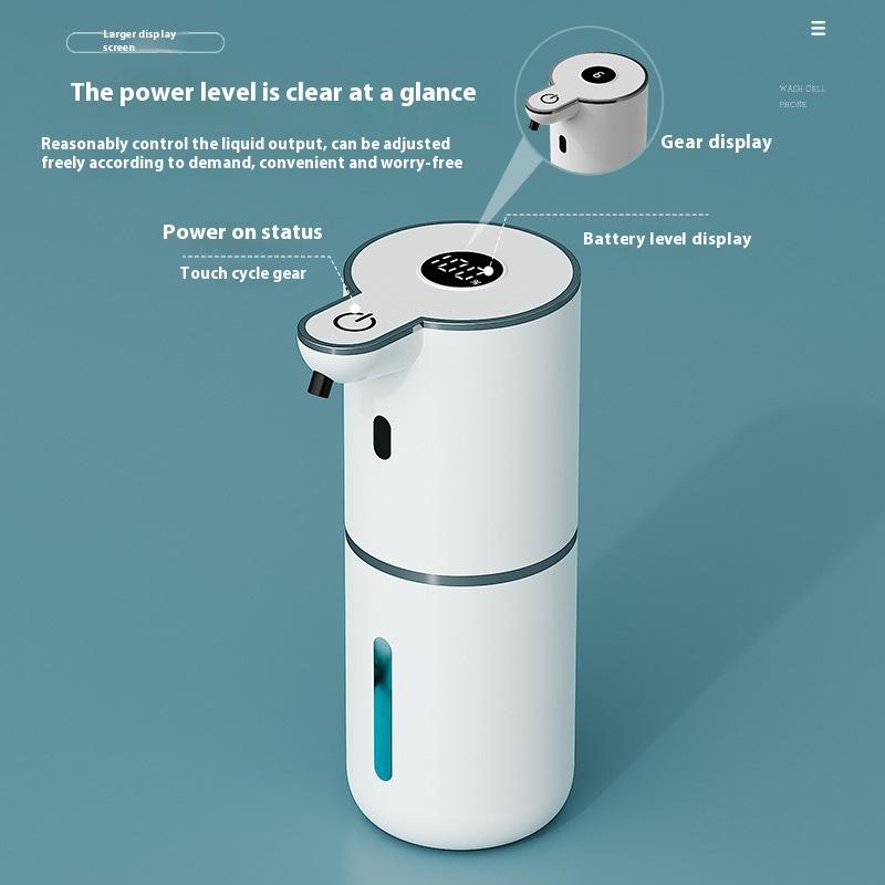 Ny P18 automatisk induktions tvålpump skumtvätt mobiltelefon väggmonterad bubbelmaskin uppgraderad kraftutrustning digital display