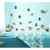 Cartoon Bubble Fish Wall Sticker, Clownfish Underwater World Decal for Kids Room, Bedroom, Living Room, Bathroom