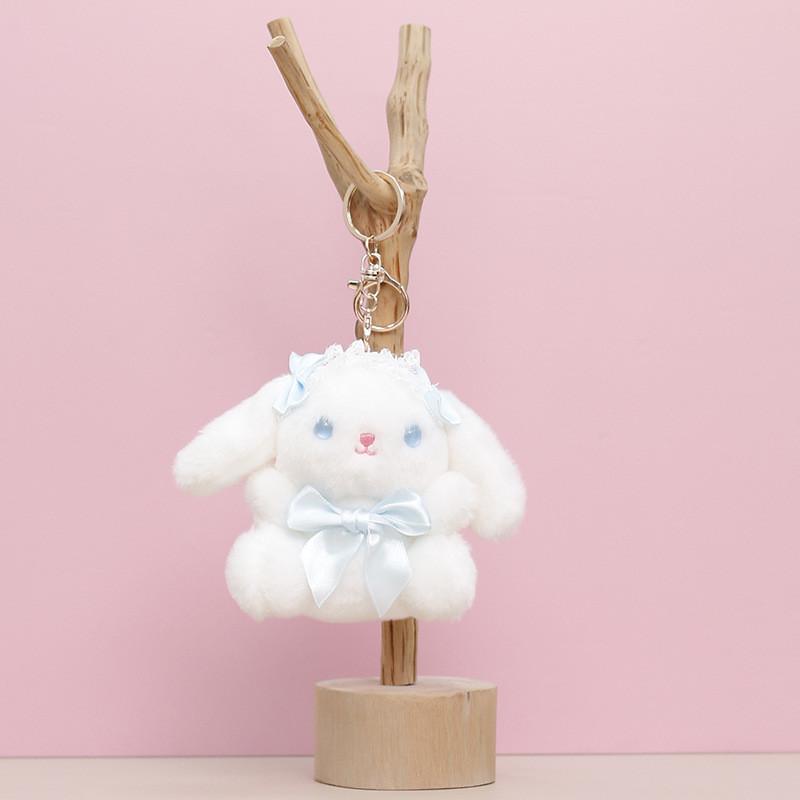 Rabbit Plush Lolita Keychain Bag Decoration Animal Pendant Gift Cartoon Doll