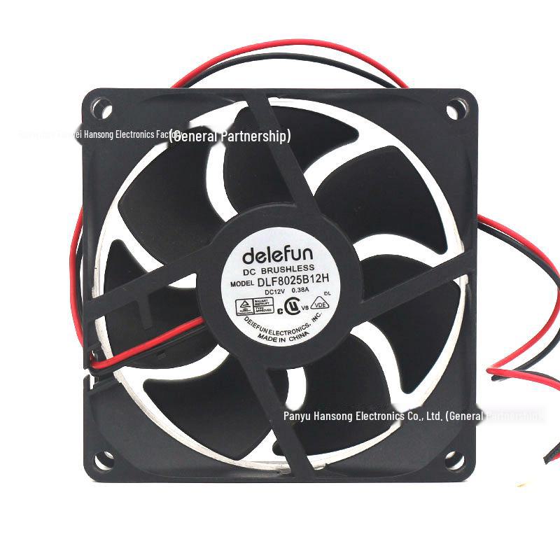 Silent 8025 DC Cooling Fan 24V, Double Ball, 8CM, for Amplifiers