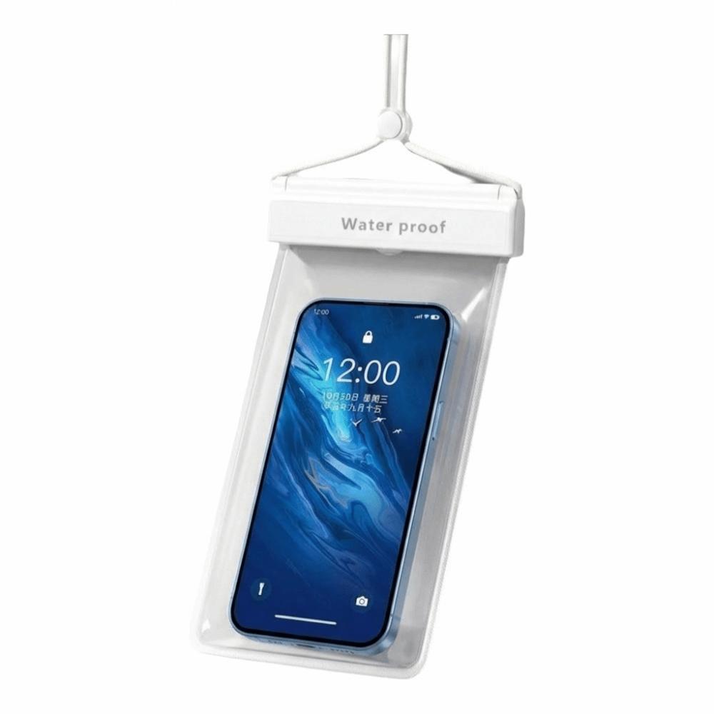 Solid Color Hanging Neck Phone Bag Hanging Rope Mobile Phone Pouch Floating Phone Dry Cover Travel