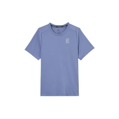 Court Advantage Dri-FIT Bequem Stilvoll Schlicht Vielseitig Kurzarm Tennishemd Herren Tops FZ6911-499