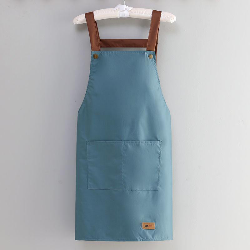 Waterproof and Oil-Proof Kitchen Apron with Convenient Storage for Men and Women
