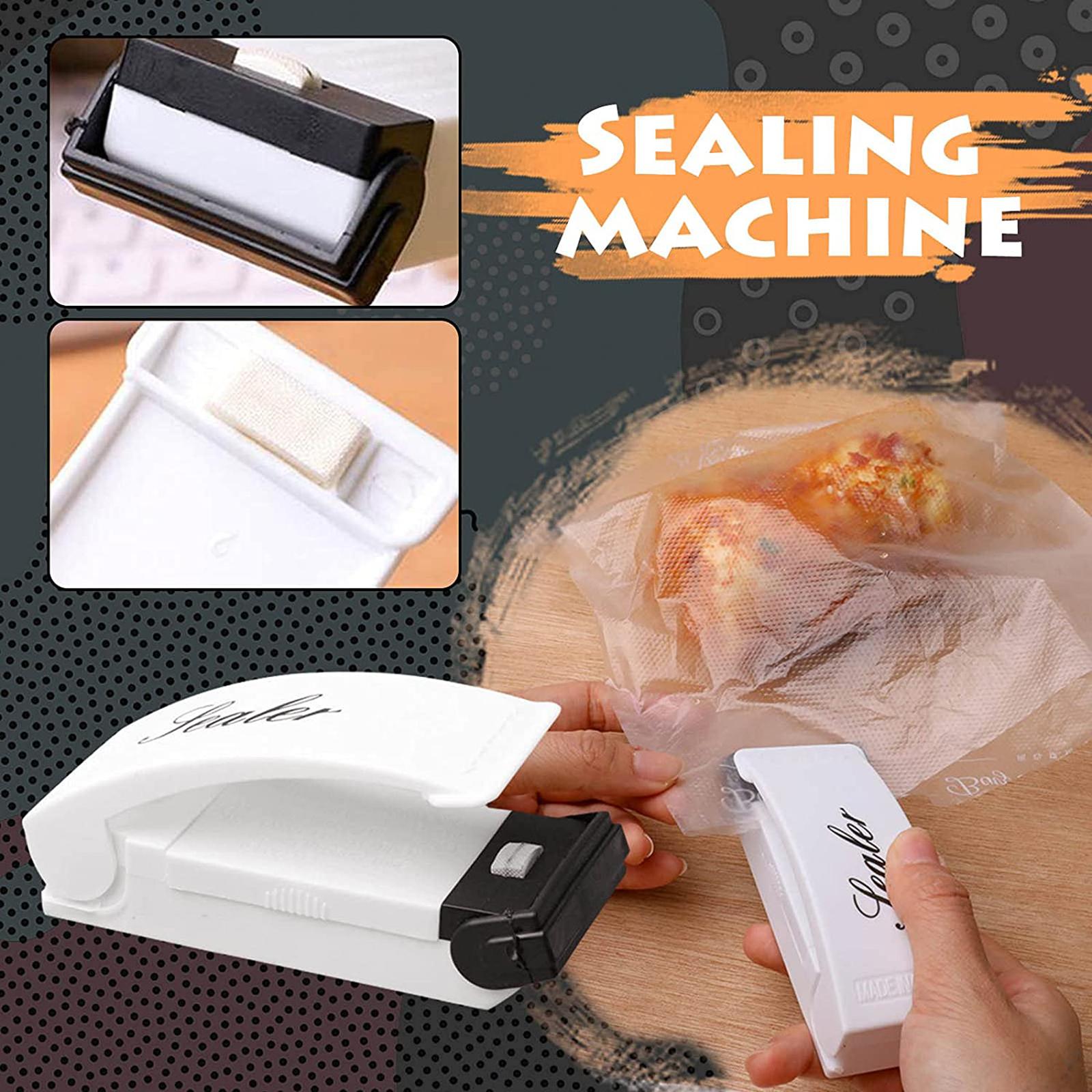 Mini Bag Sealer Heat Sealer Mini Chip Bag Sealer for Plastic Bags Storage Food Snack Cookies Fresh for Food Snack Storage China Mainland