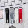 Text Letters Numbers Canvas Double Loop Buckle Waistband Male Female Universal