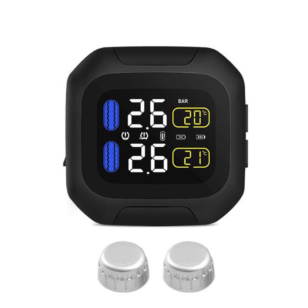 

Універсальна система моніторингу тиску в шинах бездротового мотоцикла M3 TPMS Датчик тиску в шинах мотоцикла M3 сірий