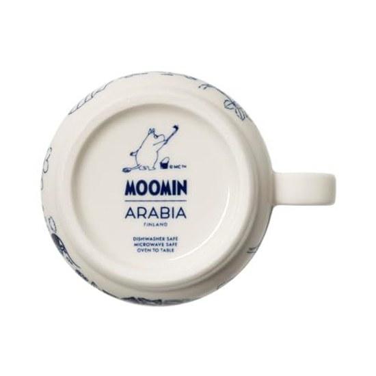 Moomin Arabia Hal Mug Cup Blue Capacity Approximately 300ml.