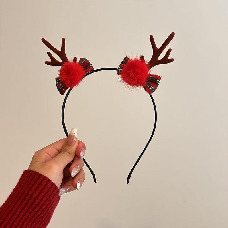 Mori Style Reindeer Antler Fairy Headband: Women's Christmas Hair Clip Decoration Props