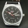 AUTOMATIC VINTAGE REFURBISHED SEIKO 5 JAPAN 6309A MENS BLACK WATCH a441362-4 Sk-a441362-1