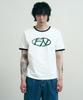 FERNOV Fn Symbol Logo Ringer Tee White
