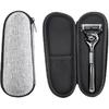 For Gillette Fusion5 Razor Case,EVA Waterproof Shockproof Razor Storage Bag Travel Carrying Shaver Case for Gillette Fusion5 Razor (Grey)