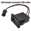 Dual Port USB C Charging Power Socket Double Layer Female Base Fast Charging with USB Reading Lamp for Travel Use