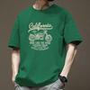 Men's Summer Black Retro Trend T-Shirt: American, Japanese, Korean Style