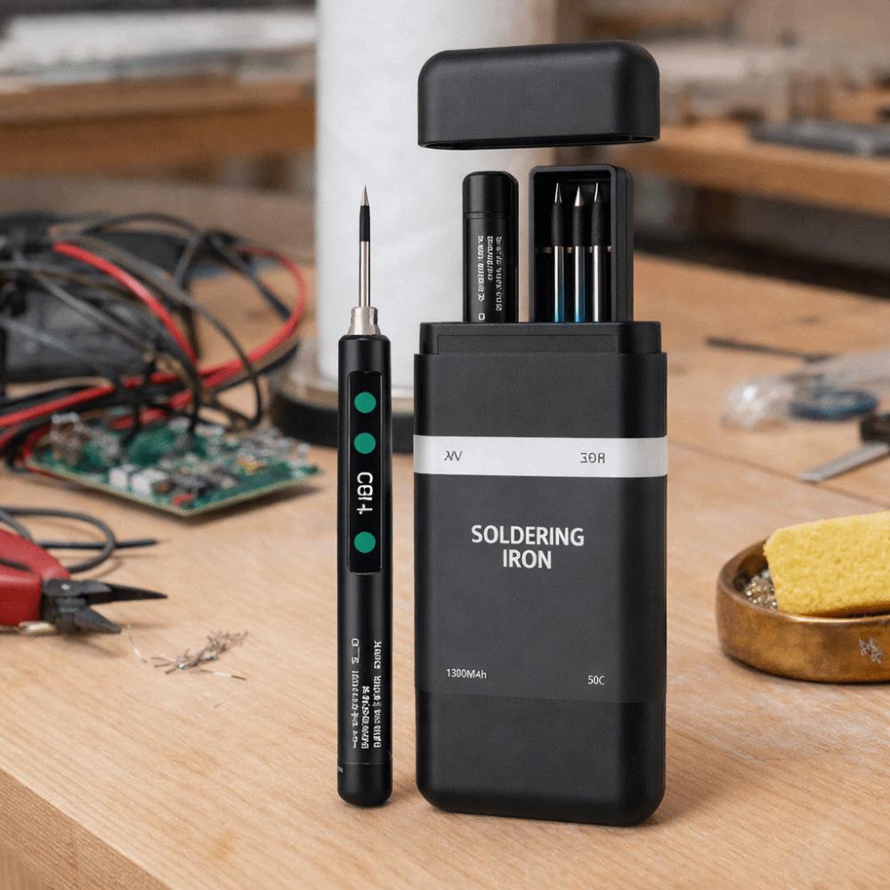 Speed Heating Electric Iron Solder Cordless Welding Tool Kit Pen USB Soldering Iron Household Use