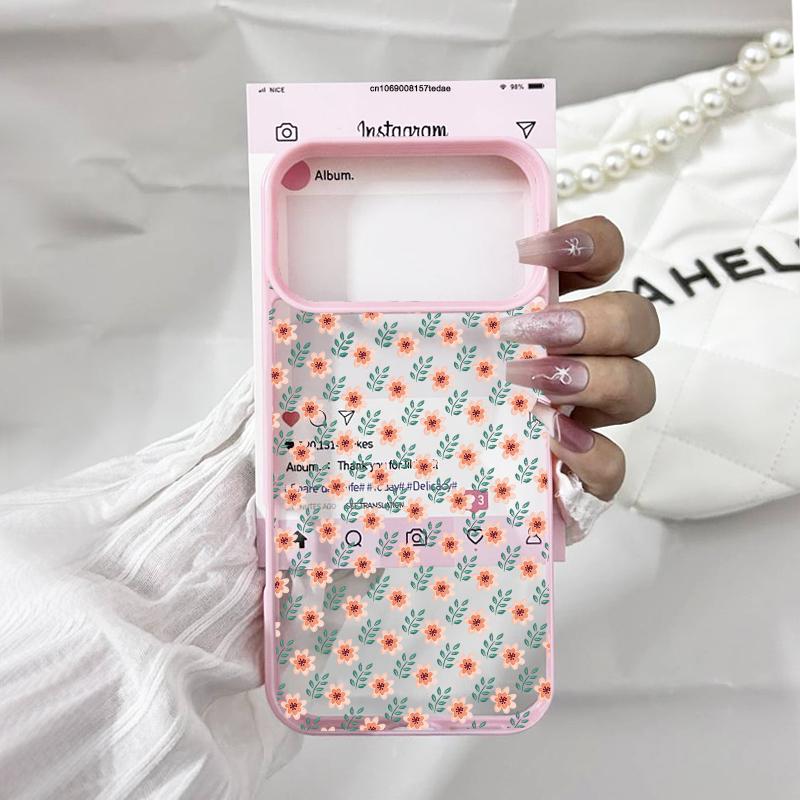 Luxury Wide Beautiful White Daisy Flower Phone Case for IPhone 17 16 Pro Max 15 14 13 12 11 XS Mini 7 8 Plus Clear Hard PC Cover