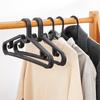Household plastic hangers with hooks, space-saving, thickened and reinforced, non-marking pants and clothes hanger