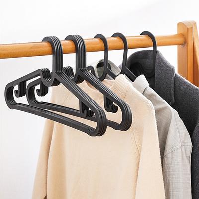Household Plastic Hangers with Hooks, Space-saving, Thickened and Reinforced, Non-marking Pants and Clothes Hanger