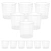 Liquid Container with Graduations Shower Door Bumpers Measuring Cups Beaker Glass Clear Graduated