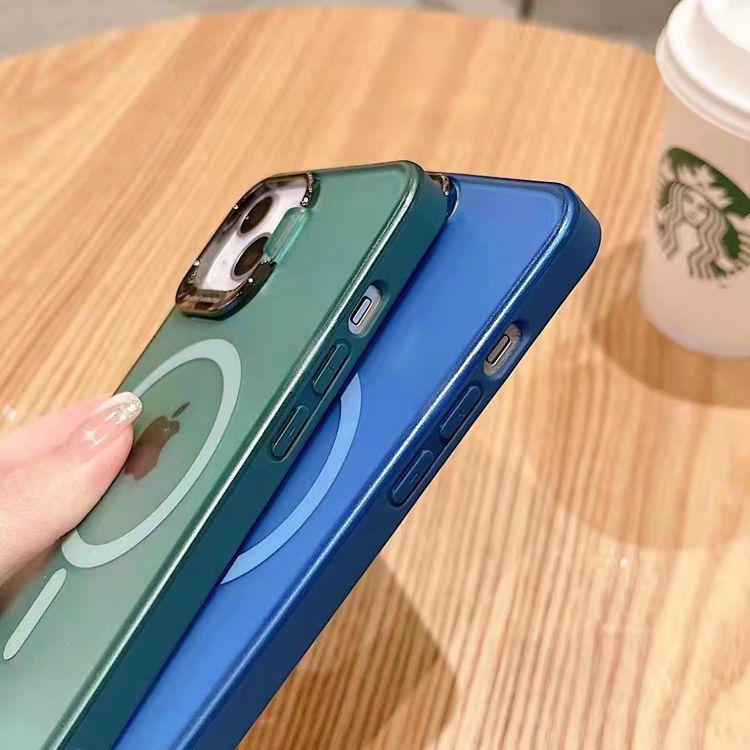 Fashionable and Applicable Apple 15promax Phone Case, IPhone12magsafe Magnetic Anti-drop Protective Case