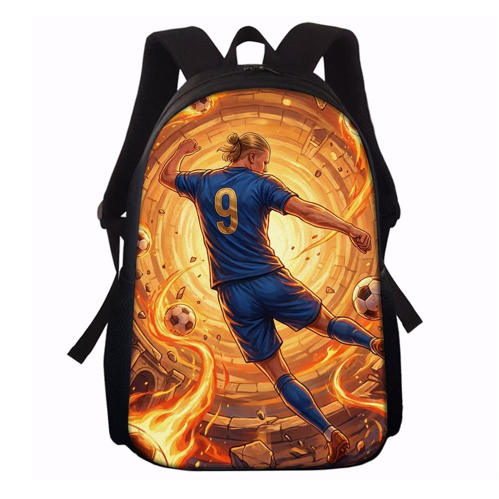 1/2/3/4/5PC Soccer Star Pattern Backpack Set – Large-Capacity Casual Backpack with Matching Clutch & Tote Bag, Perfect for Daily