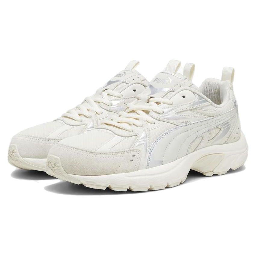 PUMA Milenio Tech Suede Unisex Cool Light Gray Feather Gray White 393489-03