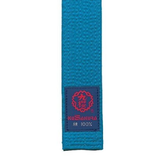 

Kuzakura Karate belt for karate uniform color belt JC2SX sky blue (SX) size 2 небесно-голубой