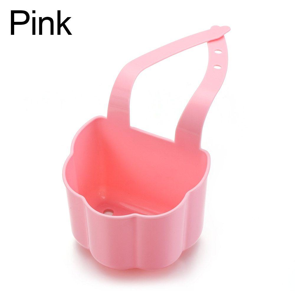 

Органайзер для крана-дуршлага, подвесная корзина для хранения, подставка для слива мыла, корзина для хранения, держатель для губки для раковины розовый