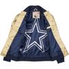 M&n Lightweight Satin Veste - Dallas Cowboys Gold