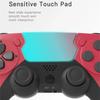 Wireless Controller Bluetooth Gamepad Double Vibration 6Axis Joypad Touchpad Microphone Earphone Port For PS4 PS3 PC