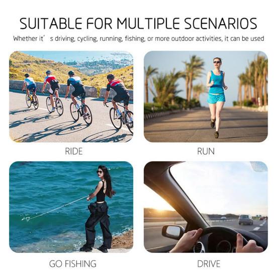 1080P Cycling Sports Camera Glasses 140 Degrees Wide Angle WiFi Video Camera Sunglasses Outdoor Travel Biking Recording Camera Eyeglasses