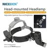 Dental LED Head Light Lamp for Binocular Loupes Brightness Spot Adjustable Dental Lab Headlamp Surgical Headlight